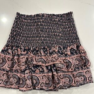 Sea NY Smocked Ruffle Skirt